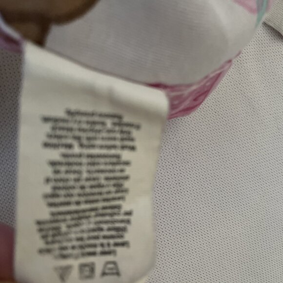 Vintage Dan River Barbie Flat Sheet Twin Size Floral & Ballerina Print Fabric - Picture 6 of 9